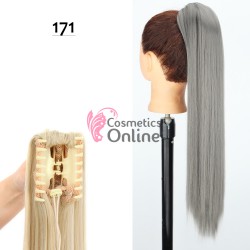 Extensie de par coada dreapta cu cleste 60 cm SH66171 Dark Gri Cenusiu